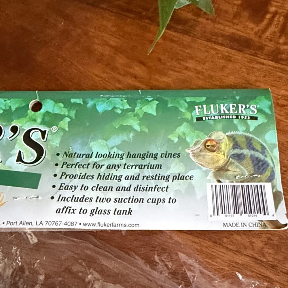 Fluker’s English Ivy Repta-Vines - Green 1 branch ideal for Terrariums.